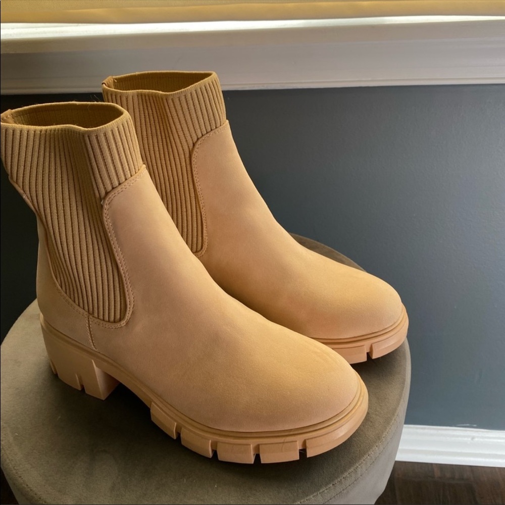 Steve Madden platform booties dupes